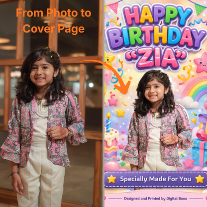 Turn Your Child’s Photos Into Their Own Coloring Book (20 Pages)