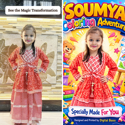 Turn Your Child’s Photos Into Their Own Coloring Book (20 Pages)
