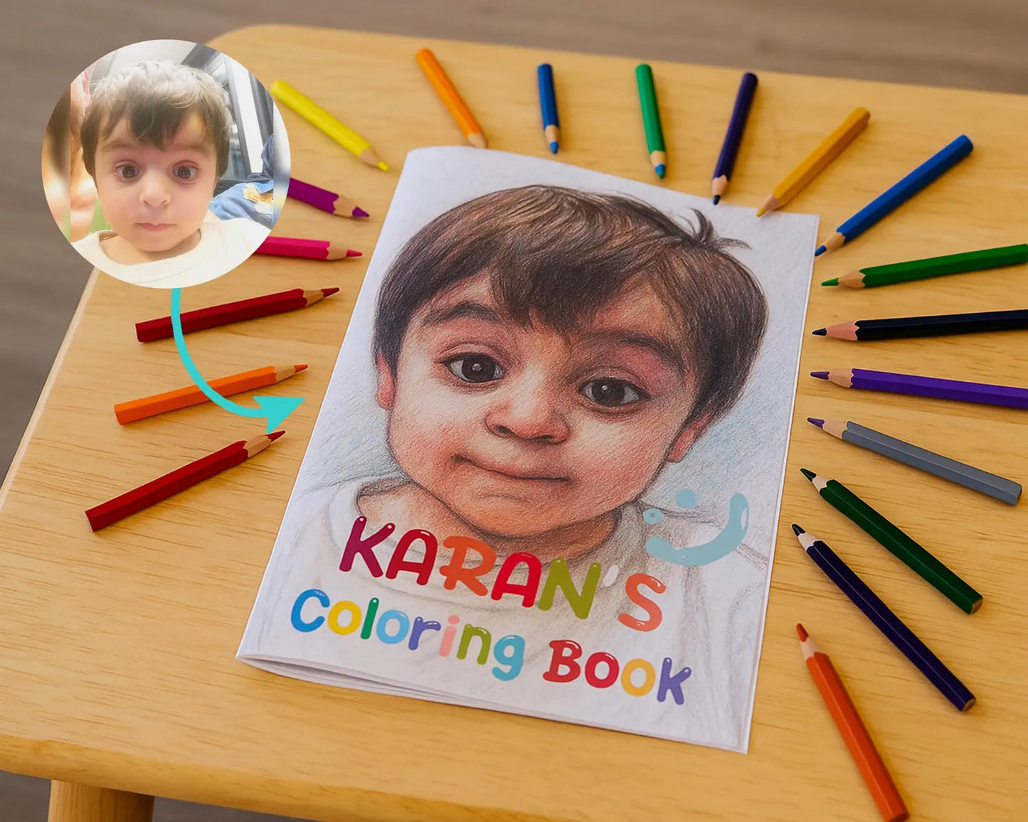 Turn Your Photos into a Personalized Coloring Book